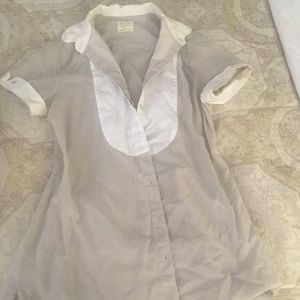 Rag & Bone cotton button down shirt top 4 tunic